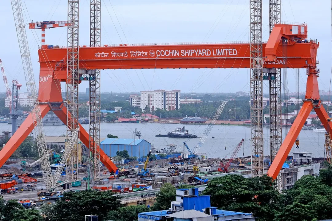 Cochin Share Price Up by Over 7% After Emerging as Lowest Bidder for Major Indian Navy Project