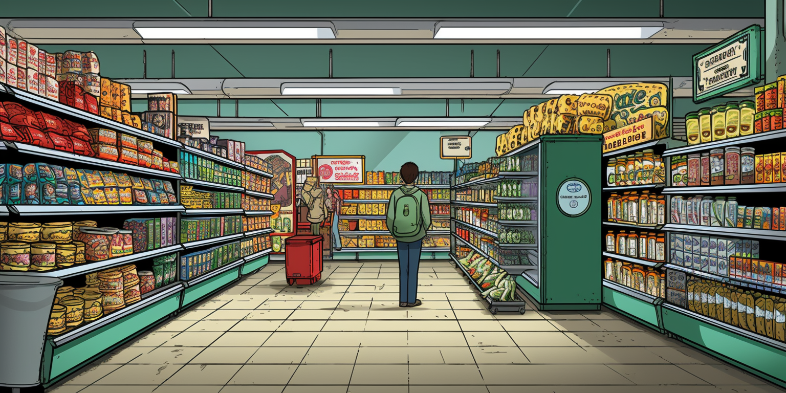 A supermarket