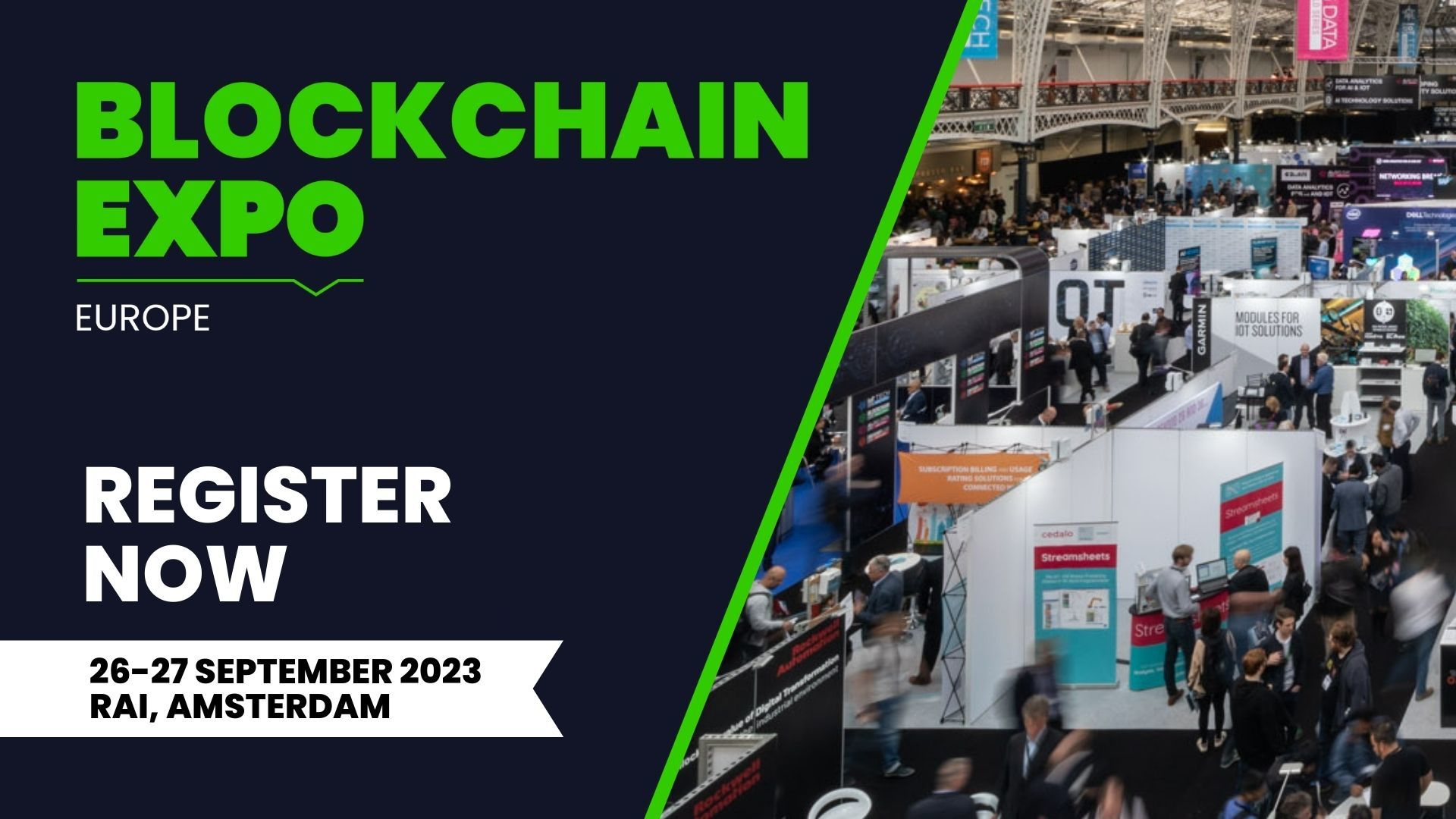 Blockchain Expo Register Now graphics