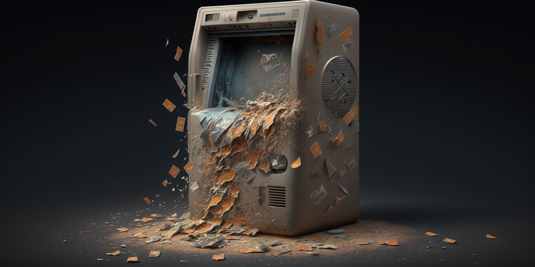 Broken Bitcoin machine