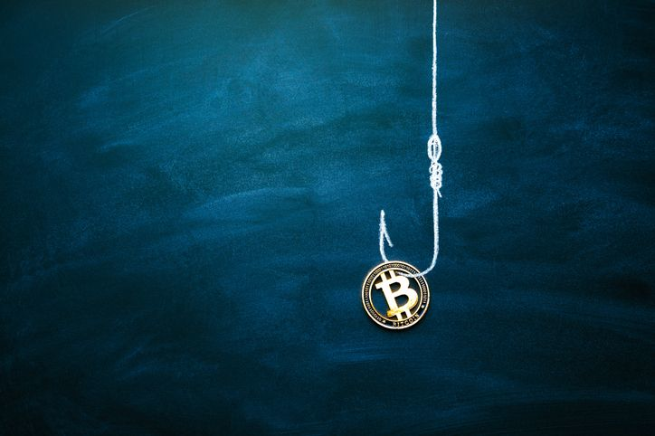 Bitcoin token on a hook