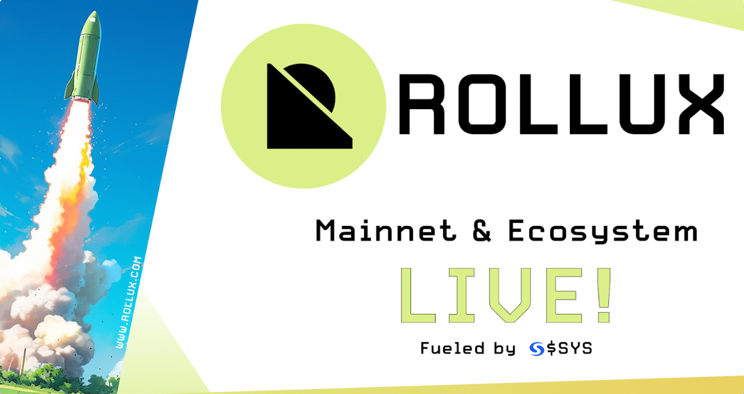 Rollux mainnet goes live