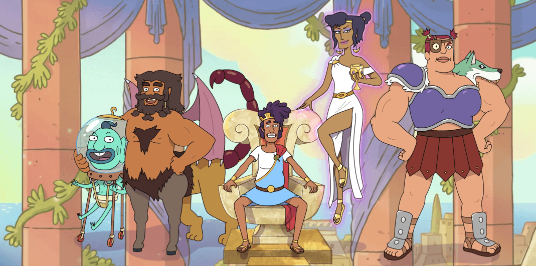An image showing characters from the show Krapopolis