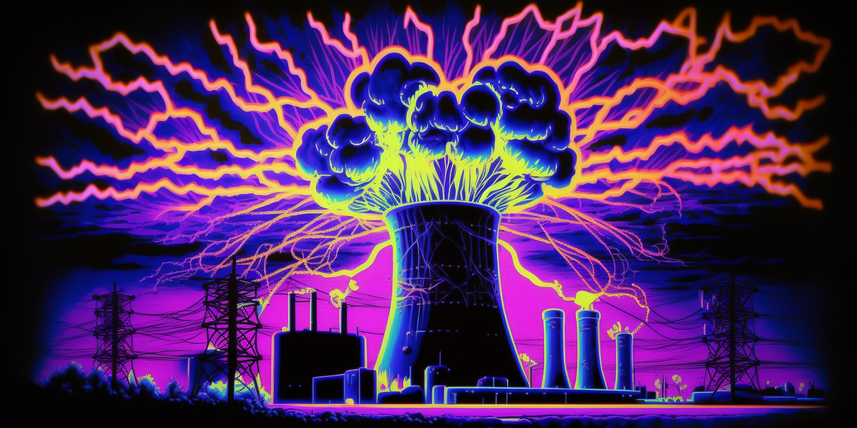 explosion at nuclear power plant