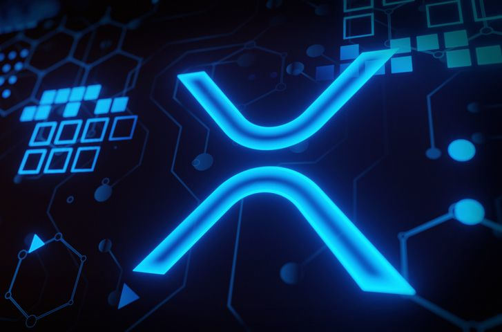 A symbol of XRP, Ripple's native token.