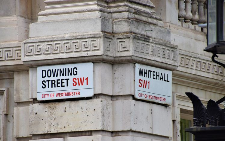 Downing Street and Whitehall crossroads