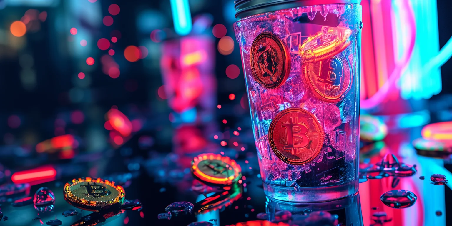 Blender mixing Bitcoin coins