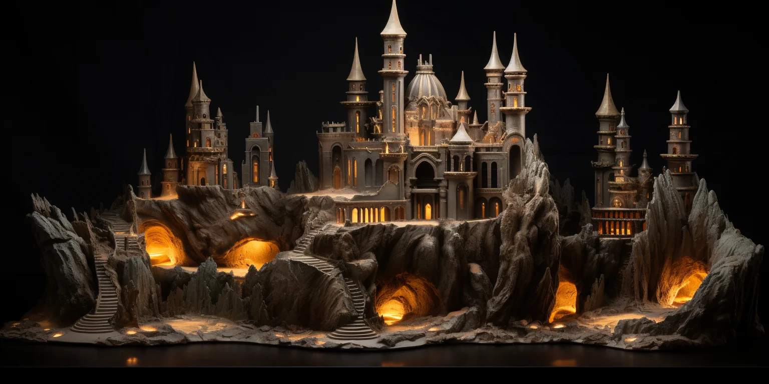 Castle made of onyx