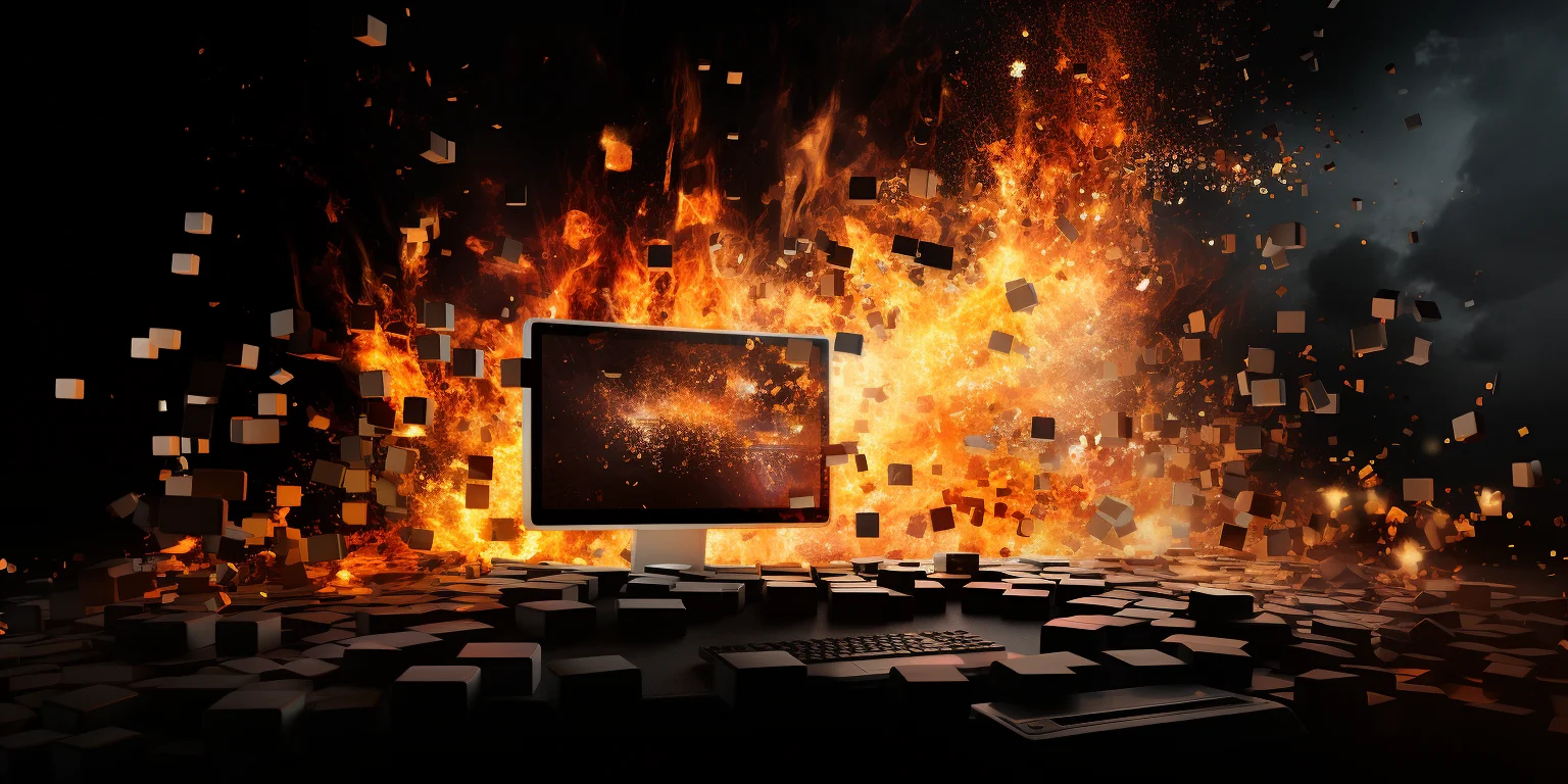 Exploding computer