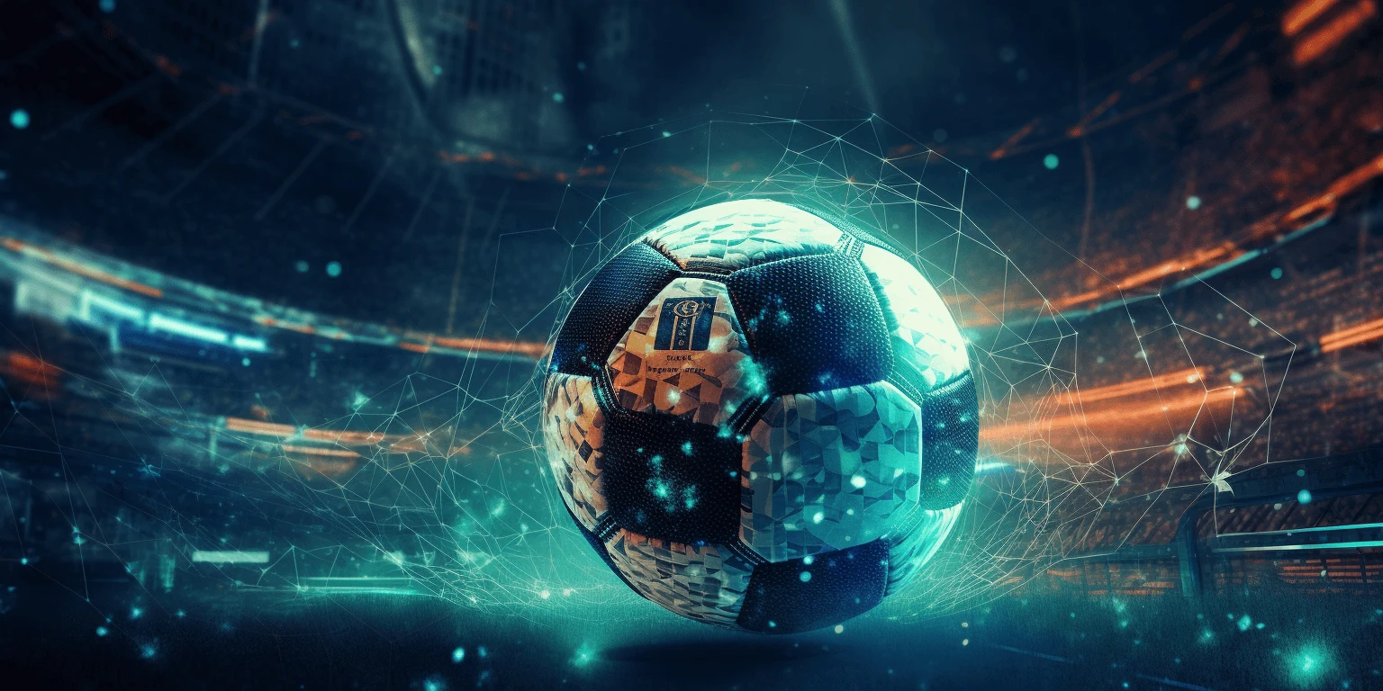 Football morphing into a blockchain