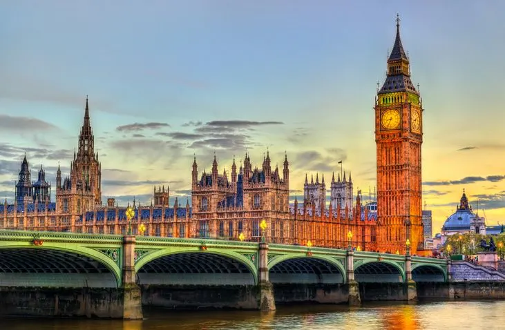 View of Big Ben and River Thames