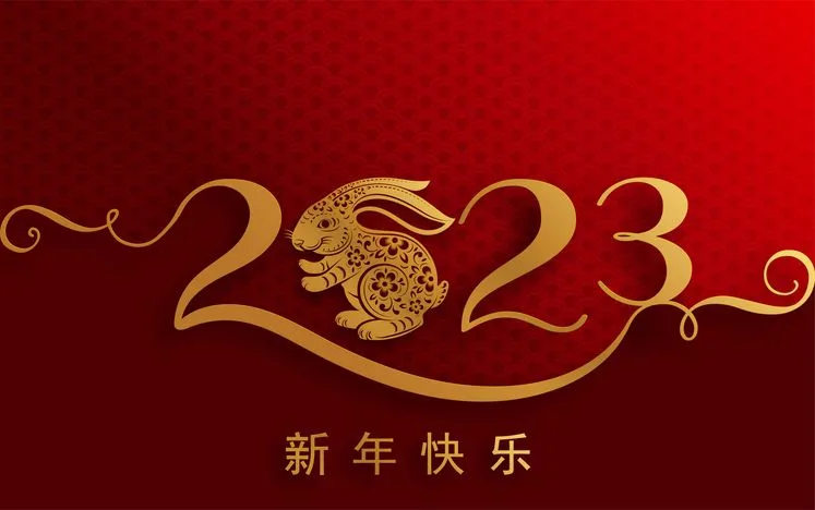 Happy chinese new year 2023 year of the rabbit