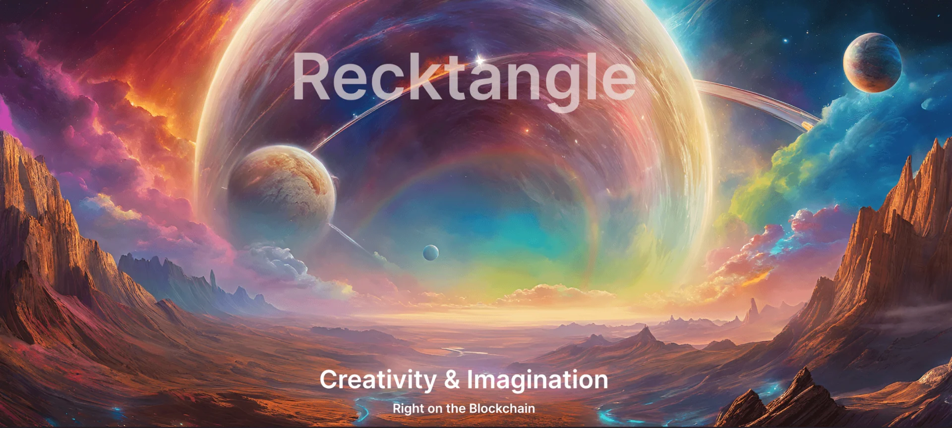 Recktangle NFT marketplace banner