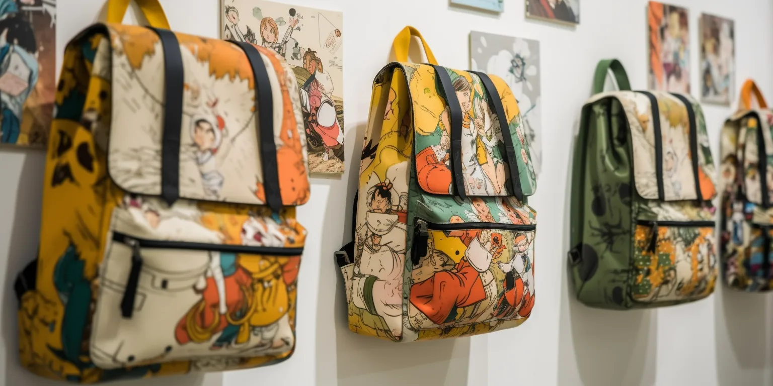 backpacks hanging on the wall