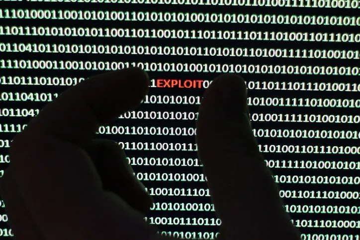 Computer Exploit - stock photo