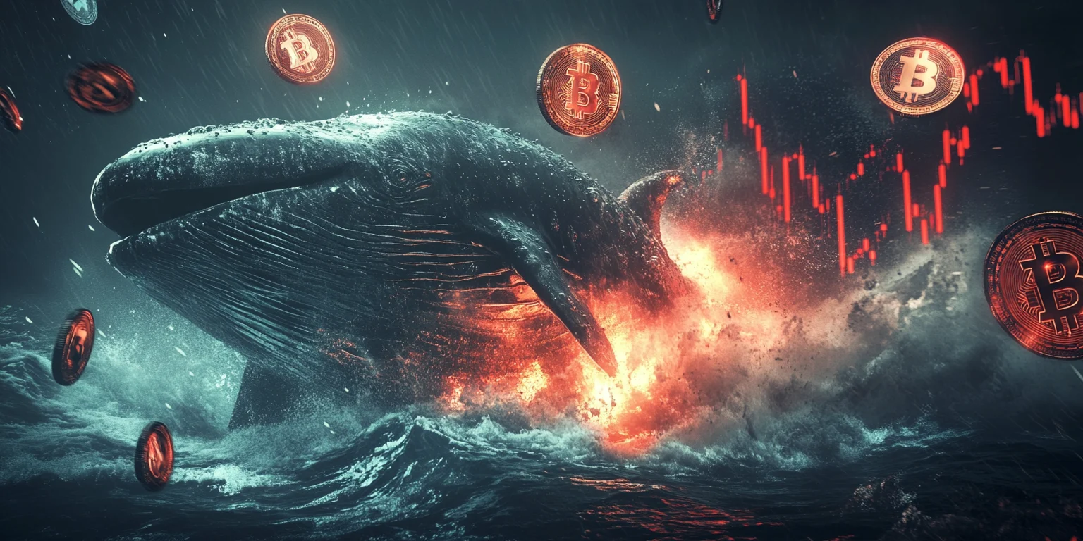 $1.3B Whale Withdrawal + TD Sell Signal: The Perfect Storm Behind Bitcoin’s Breakdown