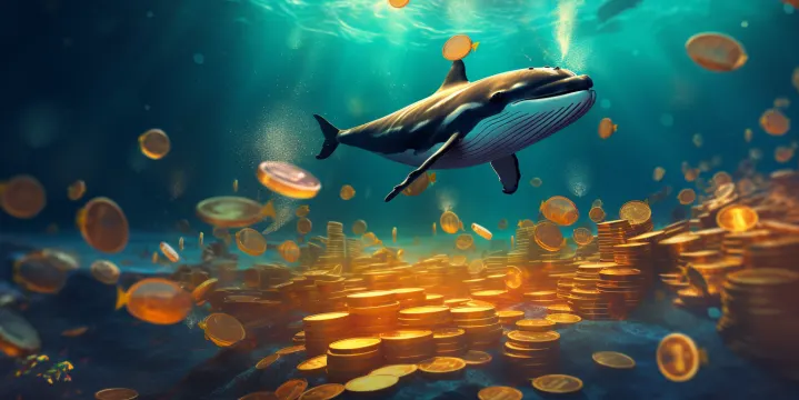 A cryptocurrency whale 