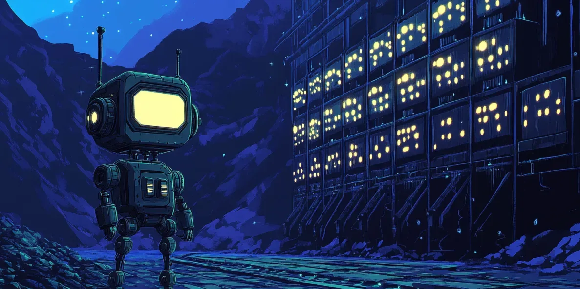 a bot looking at bitcoin miners