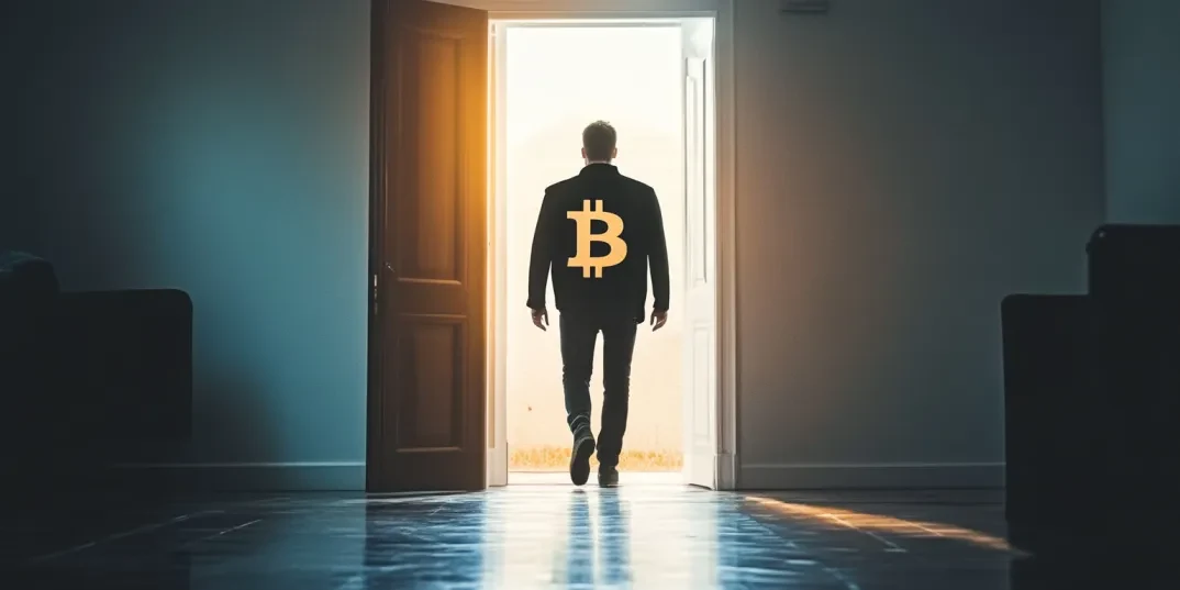 walking away