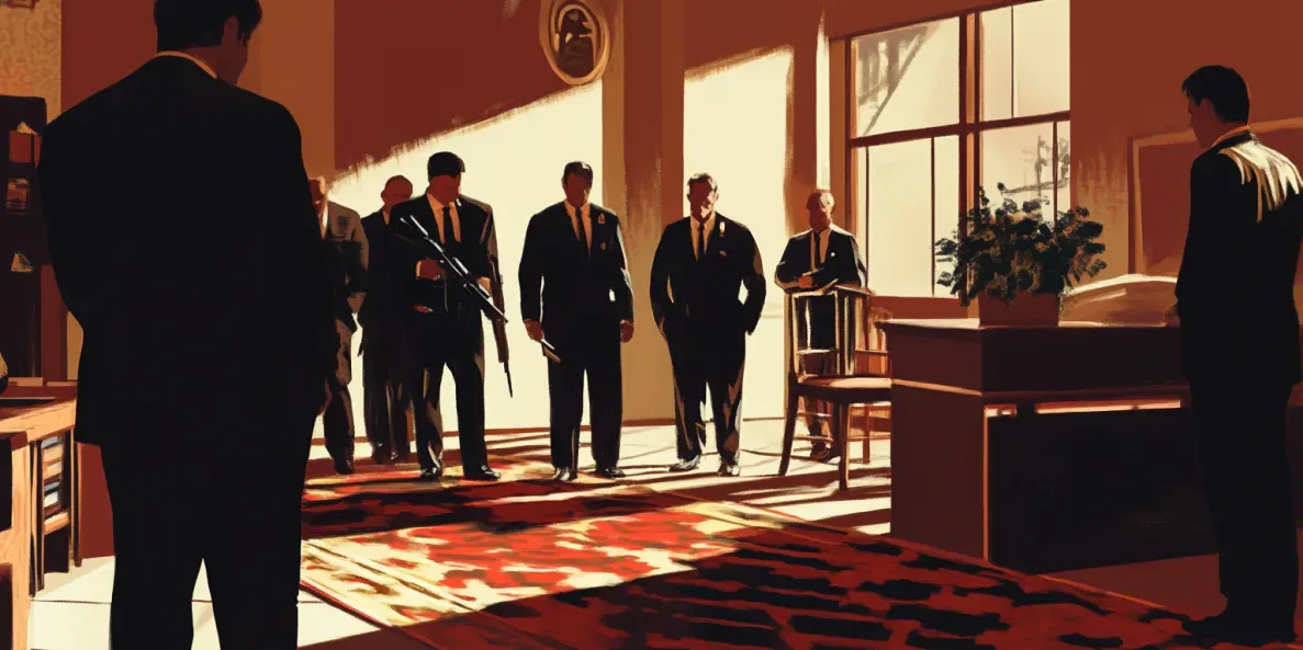 An FBI raid
