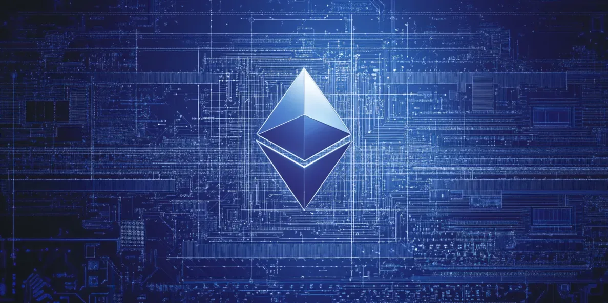 ethereum logo blueprint