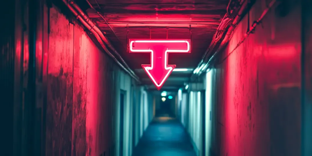 arrow pointing down