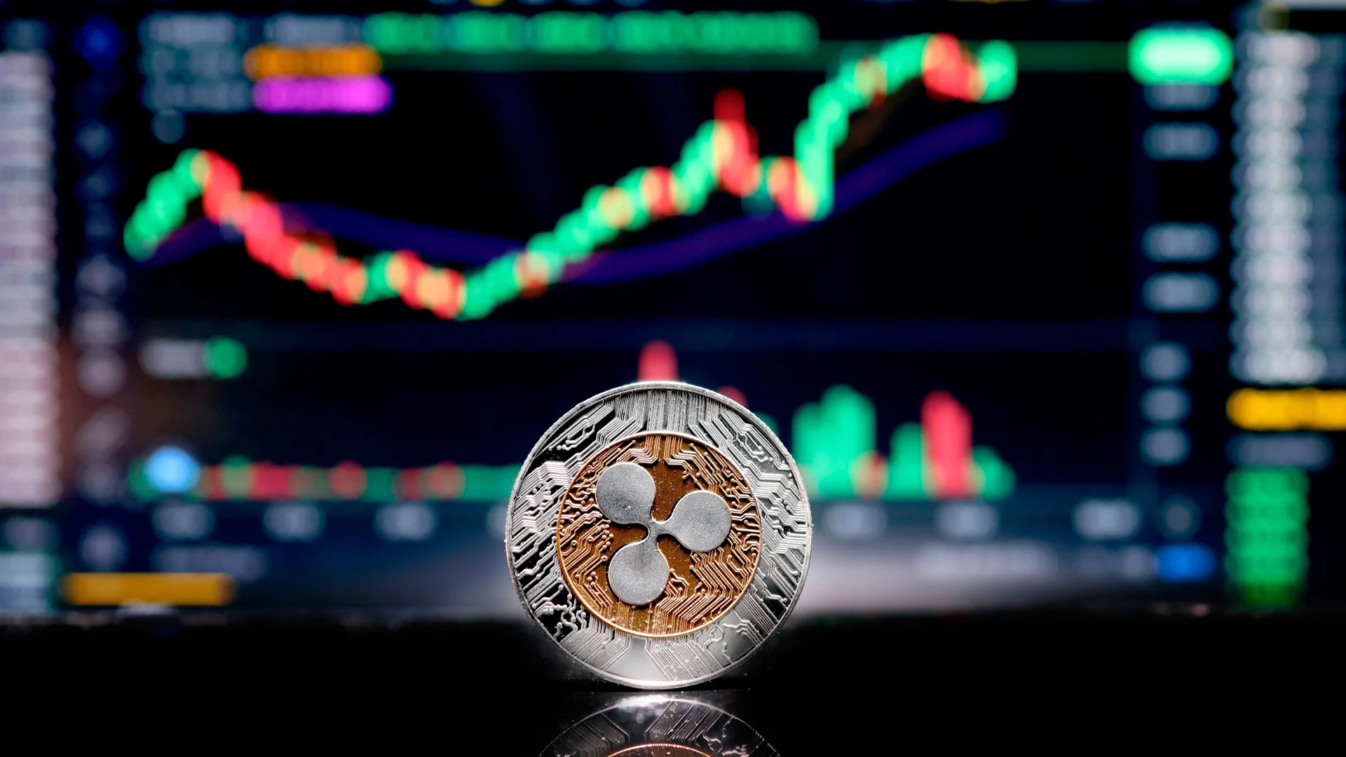 XRP Breaks Descending Triangle as Trading Volume Surges. Source: Shutterstock