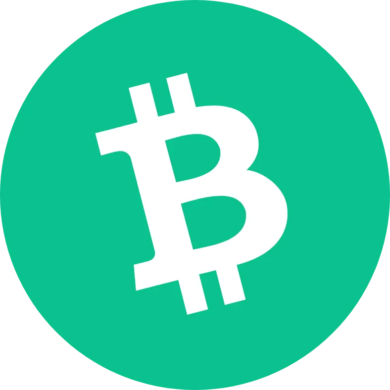 Bitcoin Cash logo in svg format