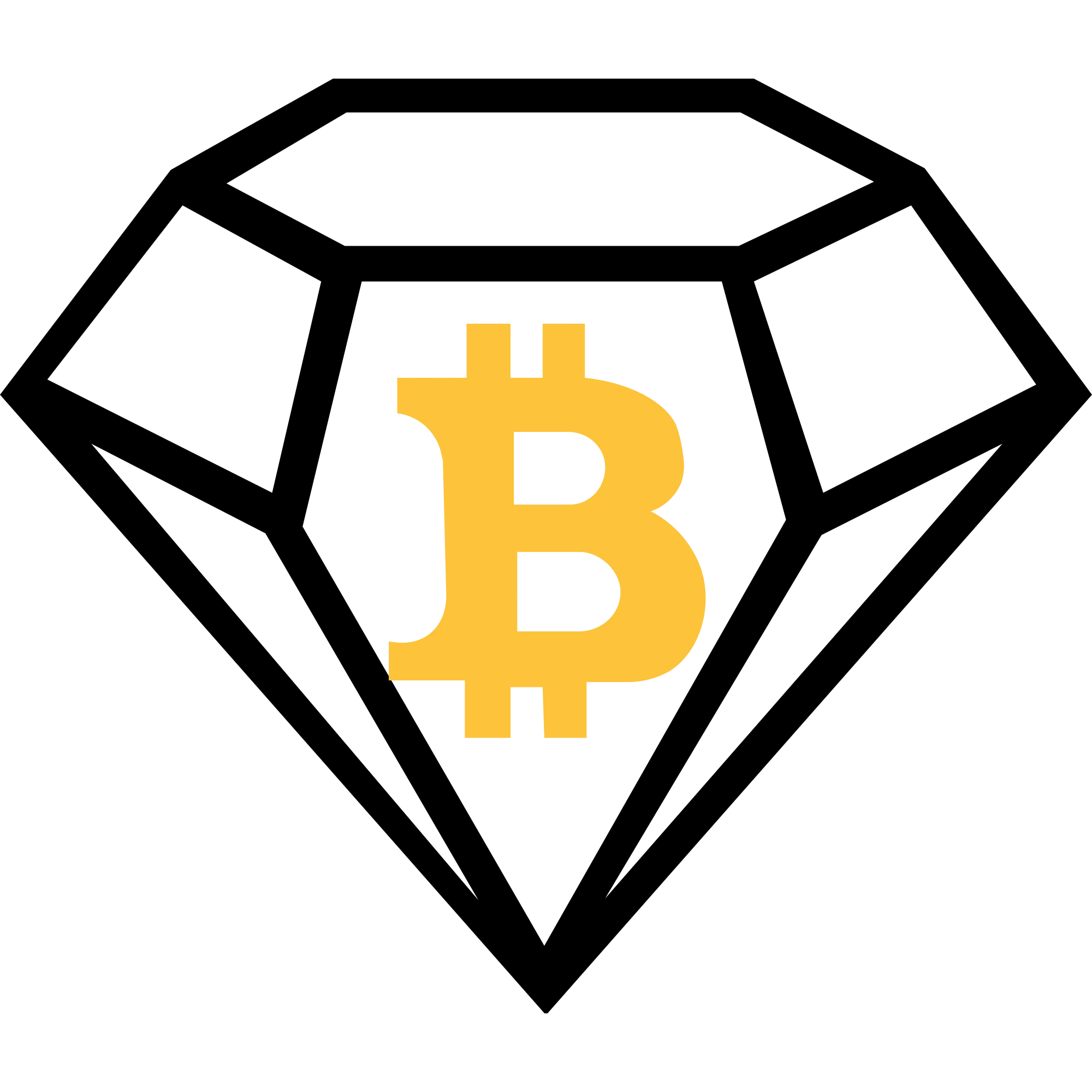 Bitcoin Diamond logo in png format