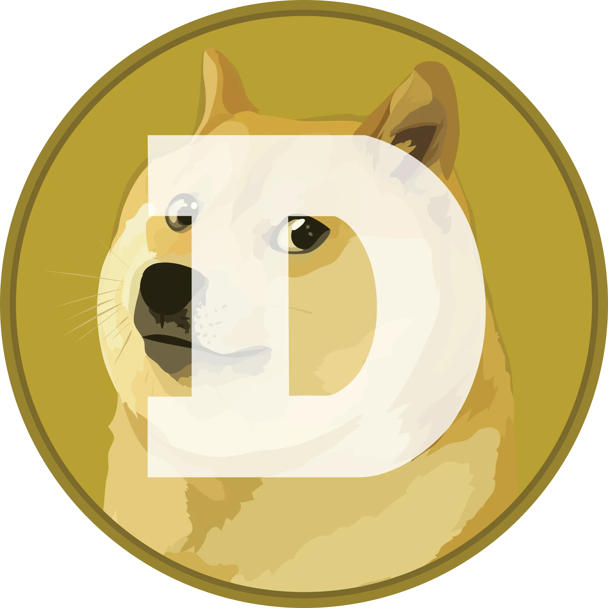 Dogecoin logo in png format