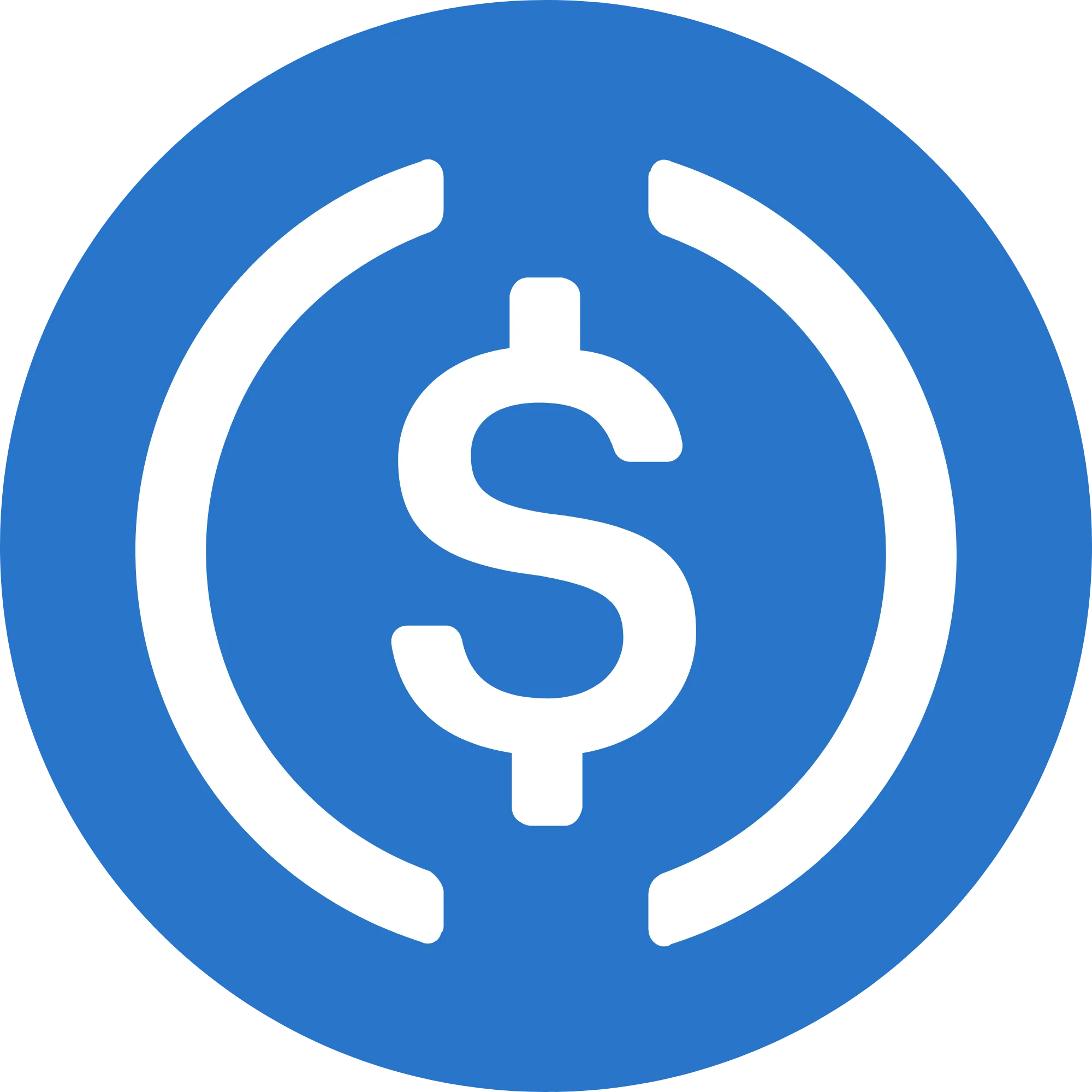 USD Coin logo in svg format
