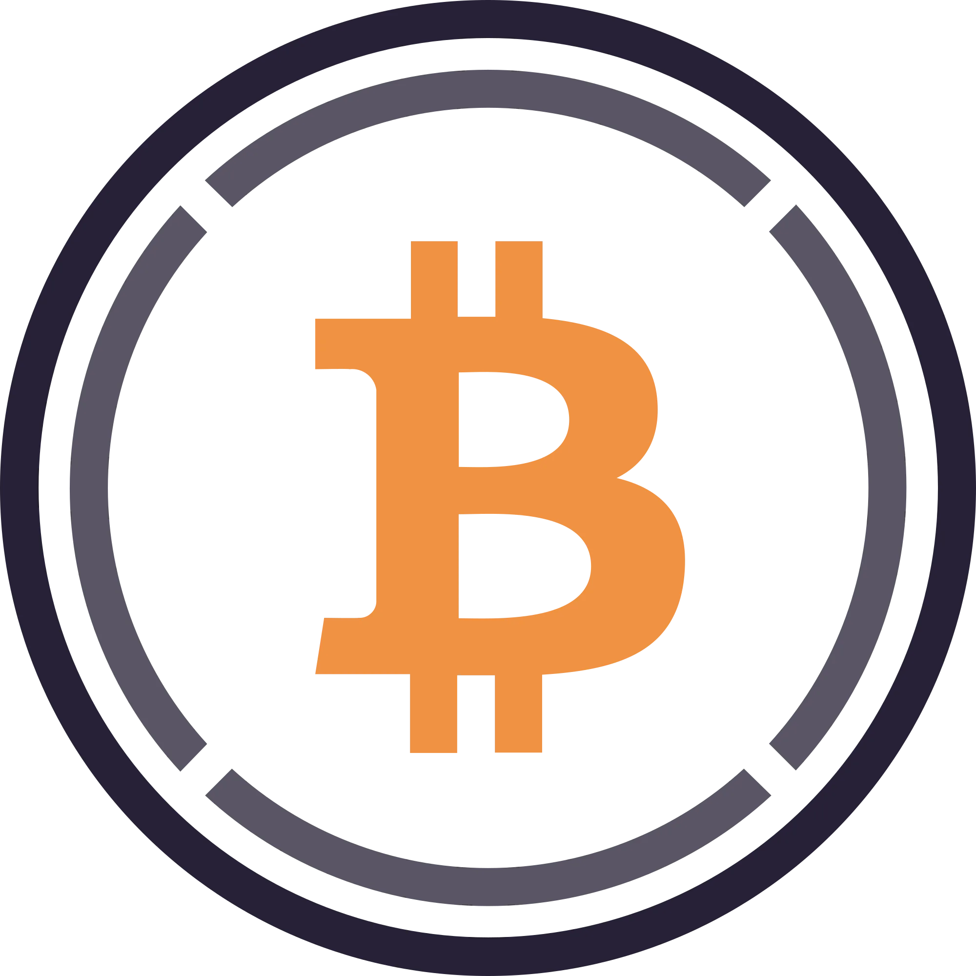 Wrapped Bitcoin logo in png format
