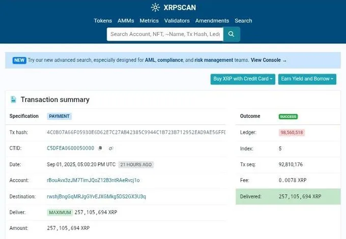 Source: XRPSCAN
