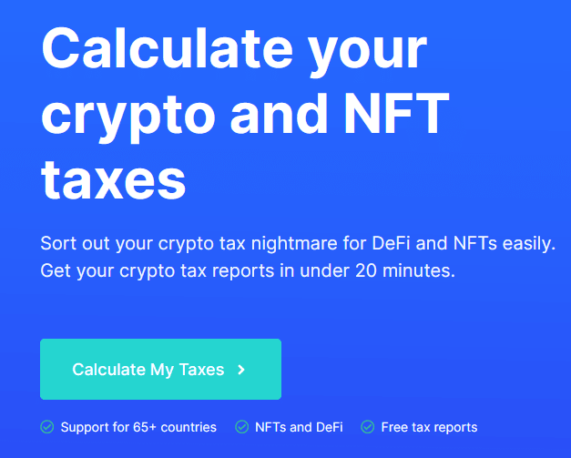 Coinpanda crypto tax tool