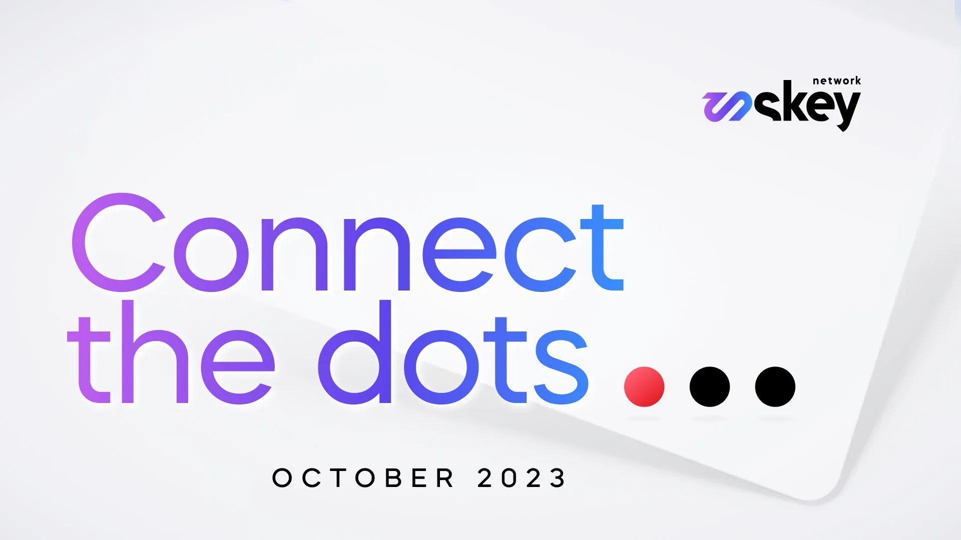 Skey Network Connect the Dots