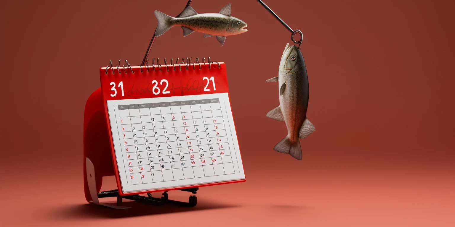 Fish and a calendar