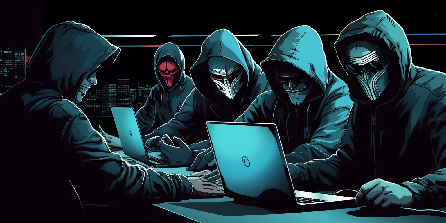 Hackers working together
