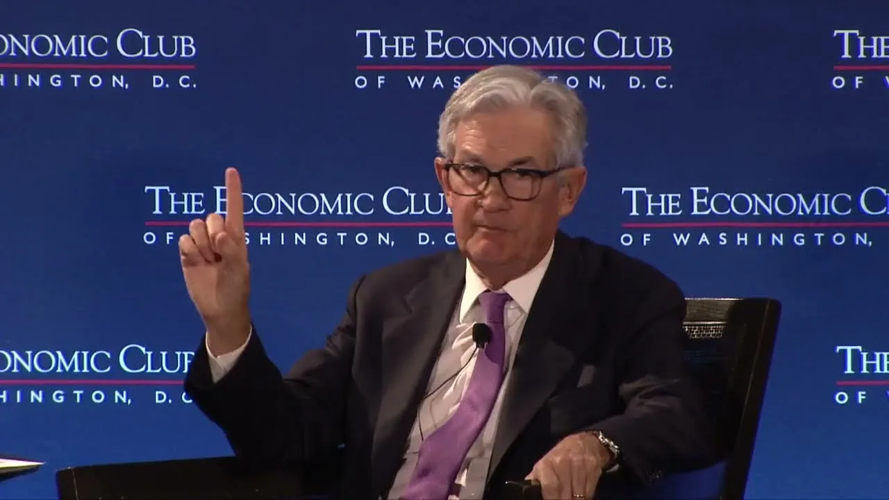 Jerome Powell as Economic Club