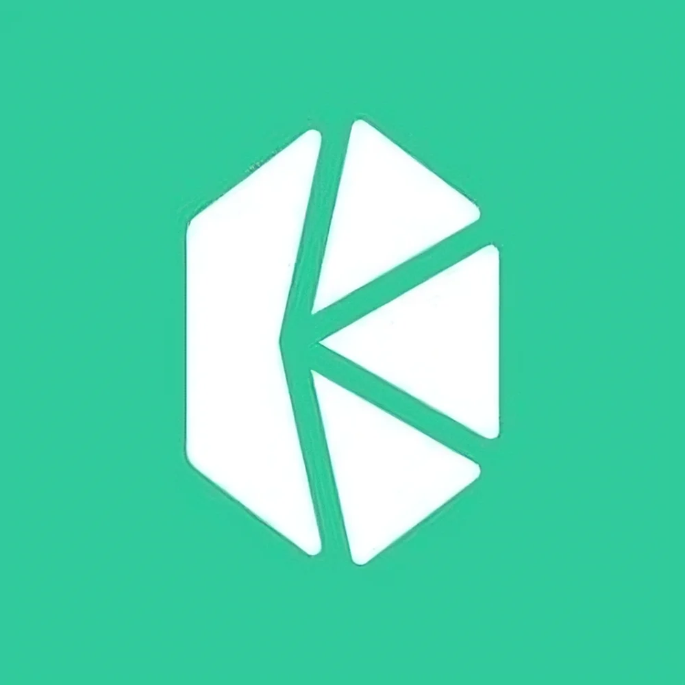 Kyber Network Crystal logo in png format