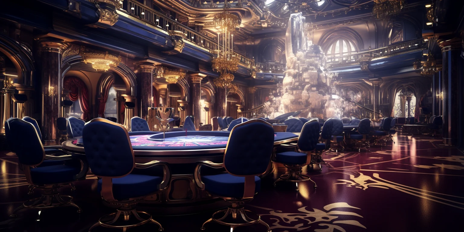 Luxurious casino interior