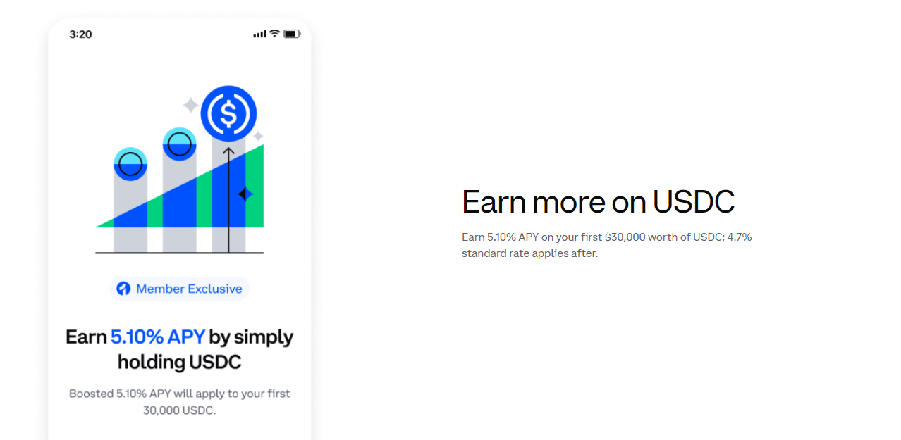 Coinbase One USDC APY