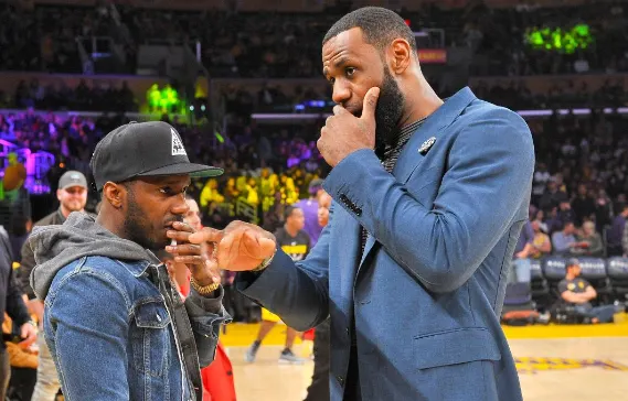 Rich Paul with Lebron James