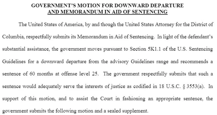 sentencing memorandum