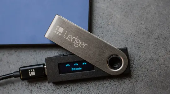 a ledger USB device
