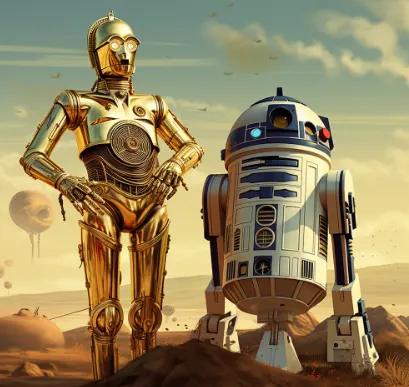 C-3PO and R2D2