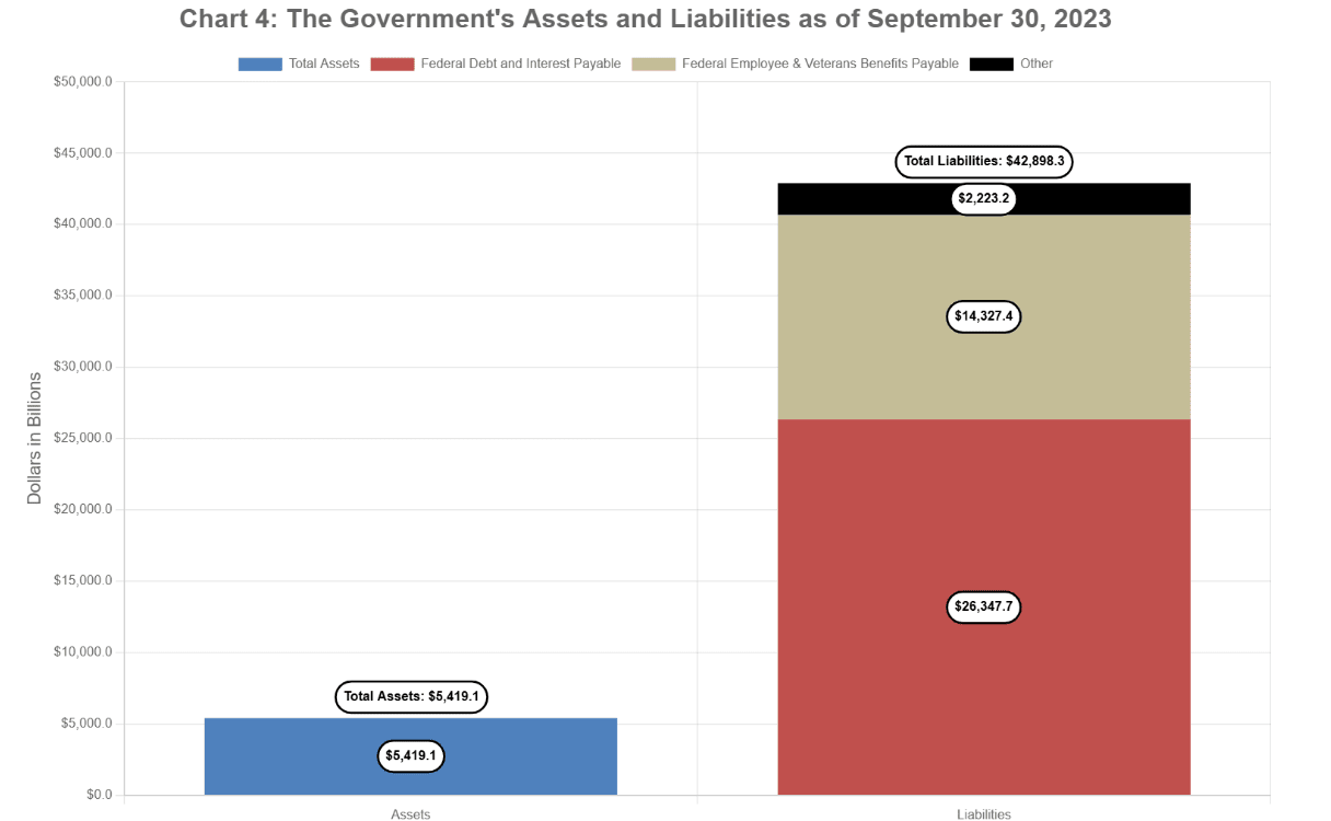 Government assets and liabilities