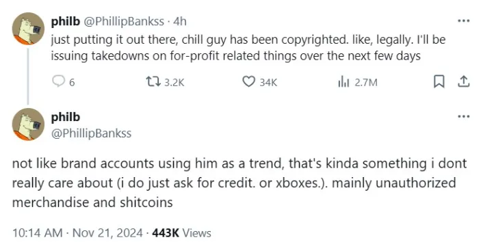 Takedown threats