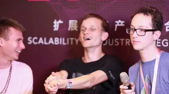Hayden Adams and Vitalik