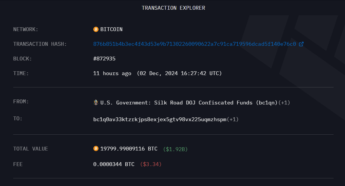 BTC transfer