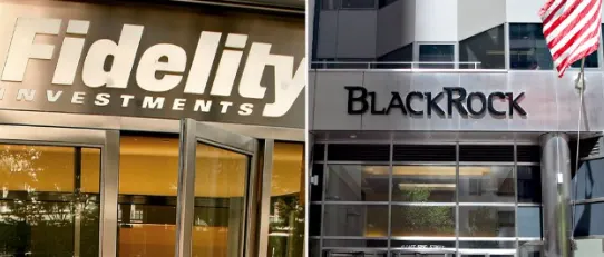 Fidelity and BlackRock